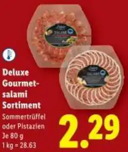 Lidl Deluxe Gourmet- salami Sortiment Angebot