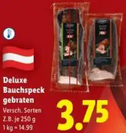 Lidl Deluxe Bauchspeck gebraten Angebot