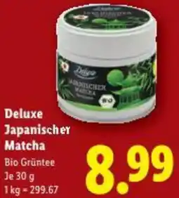 Lidl Deluxe Japanischer Matcha Angebot