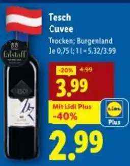 Lidl Tesch Cuvee Angebot