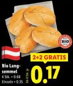Lidl Bio Lang- semmel Angebot