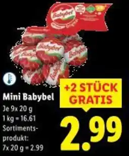 Lidl Mini Babybel Angebot