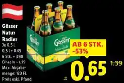 Lidl Gösser Natur Radler Angebot