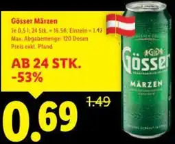Lidl Gösser Märzen Angebot