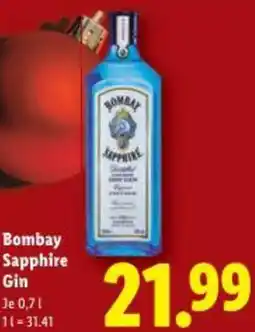 Lidl Bombay Sapphire Gin Angebot