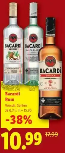Lidl Bacardi Rum Angebot