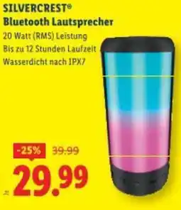 Lidl SILVERCREST Bluetooth Lautsprecher Angebot
