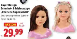 Lidl Bayer Design Schmink- & Frisierpuppe Charlene Super Model Angebot