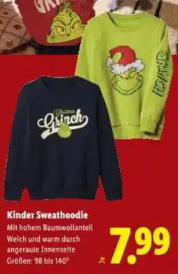 Lidl Kinder Sweathoodie Angebot