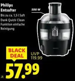 Lidl Philips Entsafter Angebot