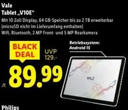Lidl Vale Tablet V10E Angebot