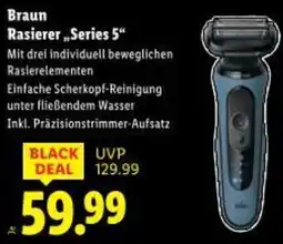 Lidl Braun Rasierer Series 5 Angebot