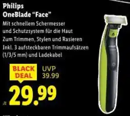 Lidl Philips OneBlade Face Angebot