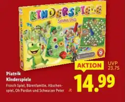 Lidl Piatnik Kinderspiele Angebot