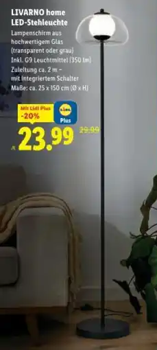 Lidl LIVARNO home LED Stehleuchte Angebot