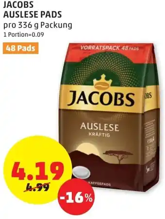 PENNY Jacobs Auslese Pads 336 g Angebot