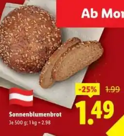 Lidl Sonnenblumenbrot Angebot