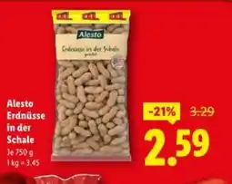 Lidl Alesto Erdnüsse in der Schale Angebot