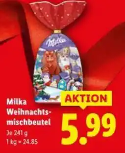 Lidl Milka Weihnachts mischbeutel Angebot