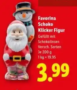 Lidl Favorina Schoko Klicker Figur Angebot