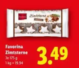 Lidl Favorina Zimtsterne Angebot