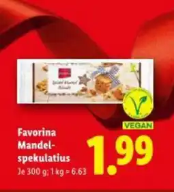 Lidl Favorina Mandel spekulatius Angebot