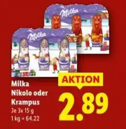 Lidl Milka Milka Nikolo oder Krampus Angebot