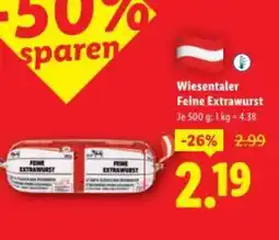 Lidl Wiesentaler Feine Extrawurst Angebot