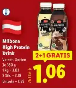 Lidl Milbona High Protein Drink Angebot