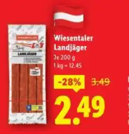 Lidl Wiesentaler Landjäger Angebot