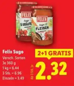 Lidl Felix Sugo Angebot