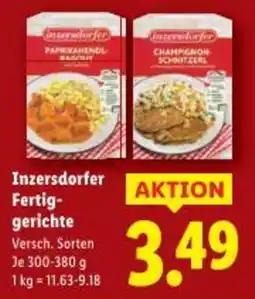 Lidl Inzersdorfer Fertig- gerichte Angebot