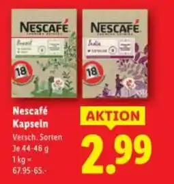 Lidl Nescafé Kapseln Angebot
