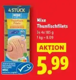 Lidl Nixe Thunfisch Filets Angebot