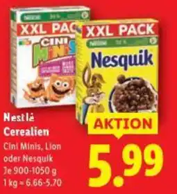 Lidl Nestlé Cerealien Angebot
