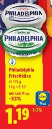 Lidl Philadelphia Frischkäse Angebot