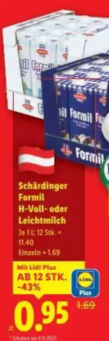 Schärdinger Formil H Voll oder Leichtmilch