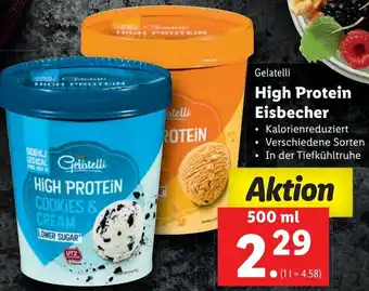 Lidl High Protein Eisbecher 500ml Angebot