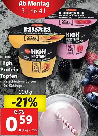 Lidl High Protein Topfen 200g Angebot