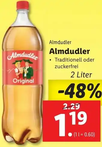Lidl Almdudler 2 Liter Angebot