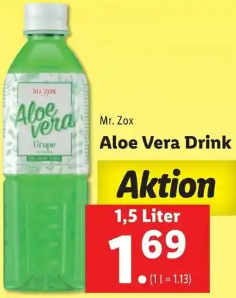 Lidl Aloe Vera Drink 1,5 Liter Angebot