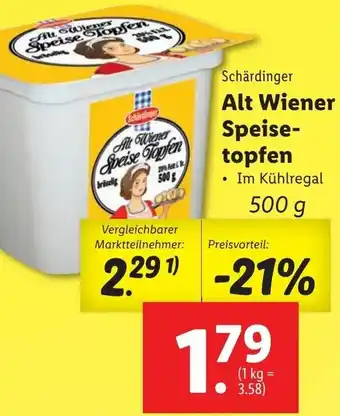 Lidl Alt Wiener Speise-Topfen 500g Angebot