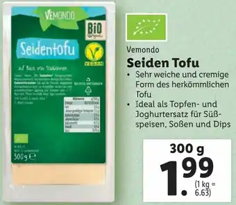 Lidl Seiden Tofu 300g Angebot