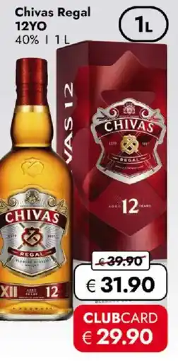 Travel FREE Chivas Regal 12YO 40% Angebot