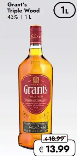 Travel FREE Grant's Triple Wood 43% Angebot