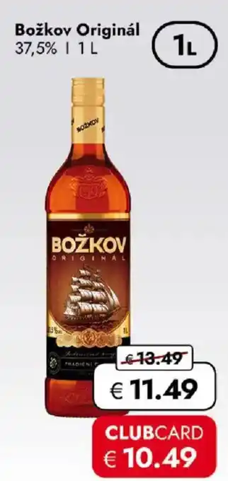 Travel FREE Božkov Originál 37,5% Angebot