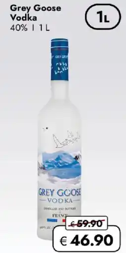 Travel FREE Grey Goose Vodka 40% Angebot