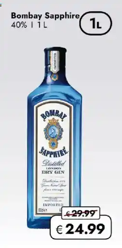 Travel FREE Bombay Sapphire 40% Angebot