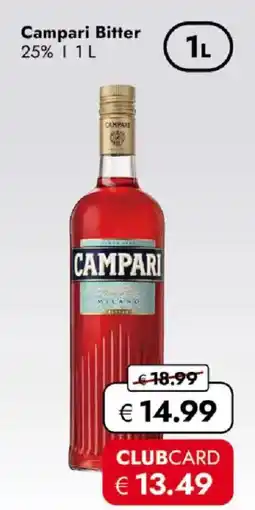 Travel FREE Campari Bitter 25% Angebot