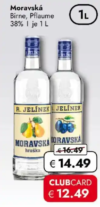 Travel FREE Moravská Birne, Pflaume 38% Angebot